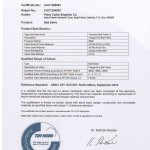 Fire Safe Certificat
